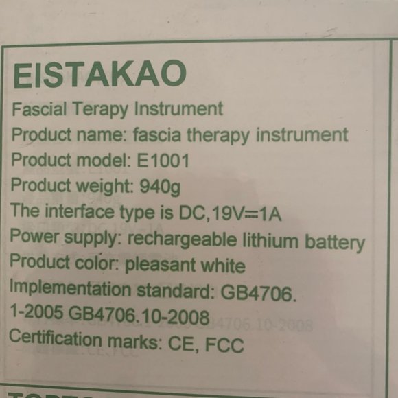 NWT EISTAKAO MASSAGE GUN DEEP TISSUE PERCUSSION MUSCLE MASSAGER 4 Massage Heads - Picture 5 of 10